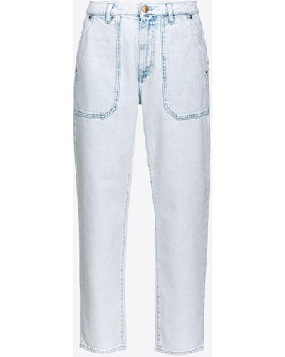 Pinko Light-coloured Chino-style Jeans - Blue