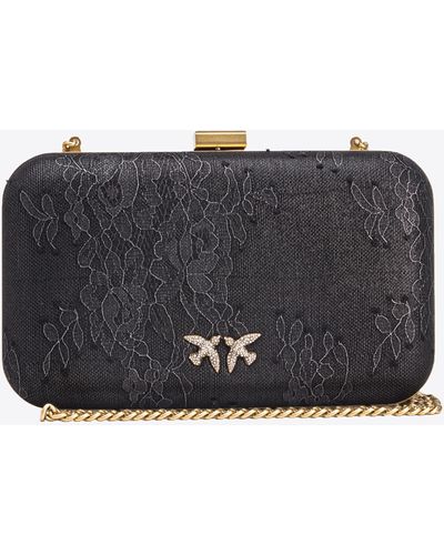 Pinko Clutch in pizzo - Nero