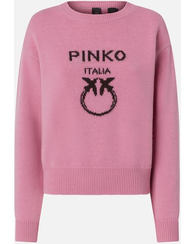 Pinko Love Birds Pullover - Pink