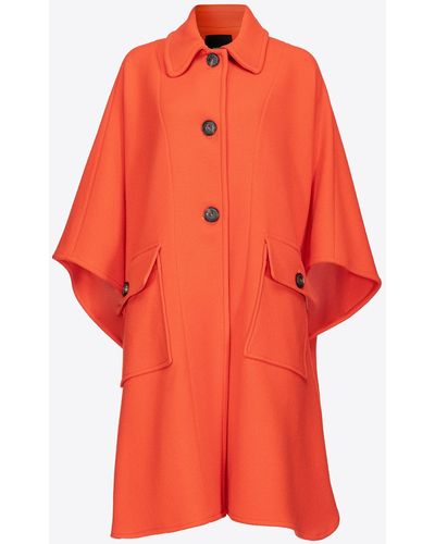 Pinko Cloth Cape - Orange