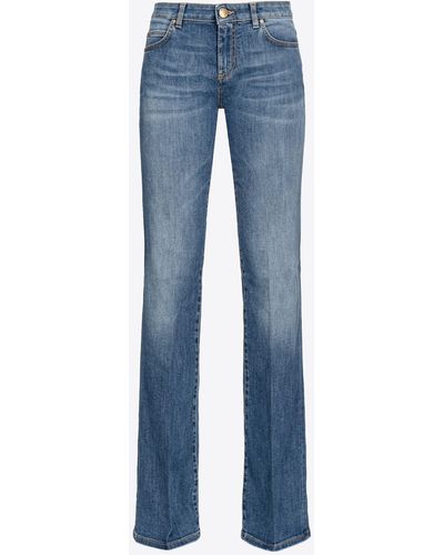 Pinko Flared Vintage Denim Jeans - Blue