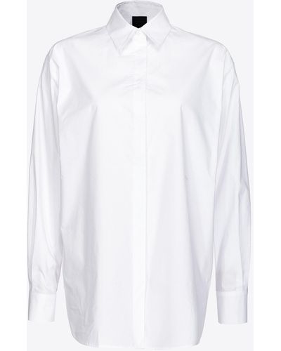 Pinko Poplin Shirt - White