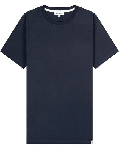 Norse Projects 'niels' Standard Ss T-shirt Dark Navy - Blue