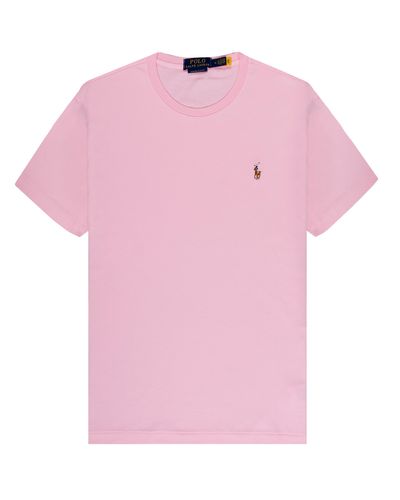 Polo Ralph Lauren Custom Slim Fit Soft Cotton T-shirt Carmel Pink