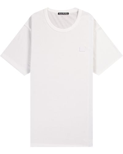 Acne Studios 'nash Face' T-shirt White