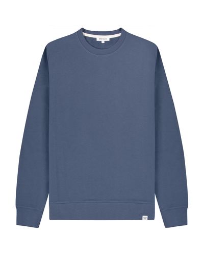 Norse Projects Vagn Classic Crew Sweatshirt Calcite Blue