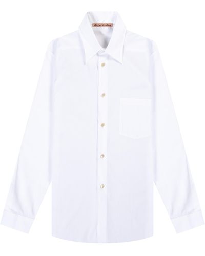 Acne Studios 'soft Poplin' Shirt White