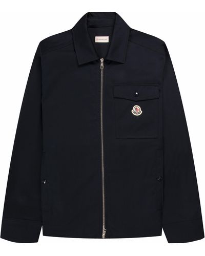 Moncler Camicia Overshirt Navy - Black