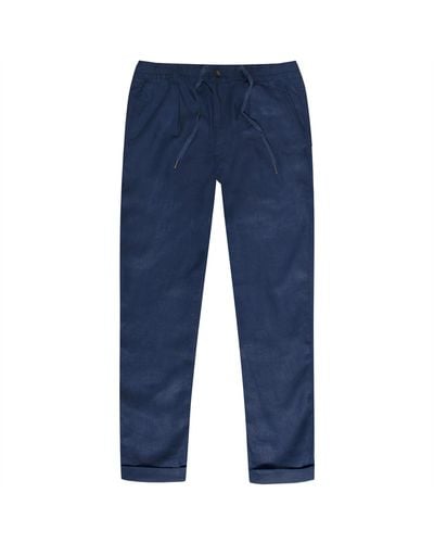 Polo Ralph Lauren Drawstring Chino Trousers Navy - Blue