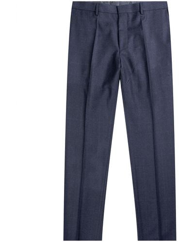 BOSS Hugo Hugo 'giro5' Flannel Slim Fit Trouser Navy - Blue