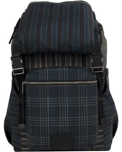 Paul Smith Checked Backpack Black