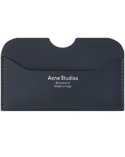 Acne Studios Elmas Card Holder Dark Blue
