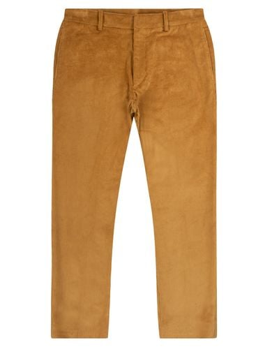 Moncler Corduroy Trousers Rust - Brown