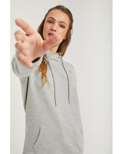 POLO CLUB Sweatshirt Grau Meliert Mit Kapuze, Taschen Und Rigby Go Logo - Mehrfarbig