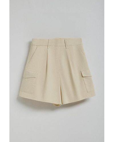 POLO CLUB Pantaloncini Menfis In Twill Color Sabbia Con Dettagli - Neutro