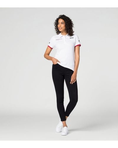 Porsche Design Polo-Shirt Damen – Motorsport - Weiß