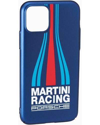 Porsche Design Snap On Case iPhone – MARTINI RACING® - Blau