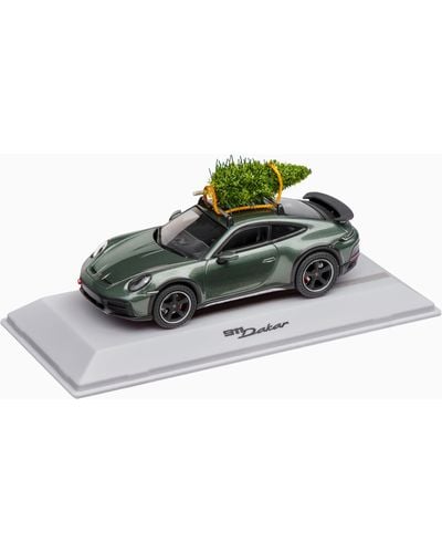 Porsche Design Porsche 911 Dakar (992) mit Tannenbaum – Christmas - Grün