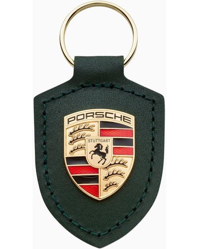 Porsche Design Schlüsselanhänger Wappen "Driven by Dreams" – 75Y - Grün