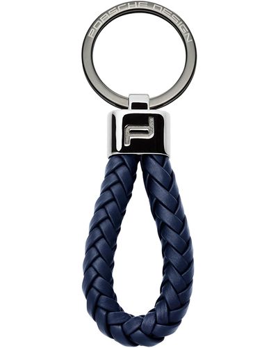 Porsche Design Keyring Leather Cord - Blau