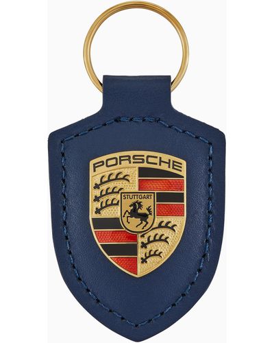 Porsche Design Schlüsselanhänger Wappen – Essential - Blau