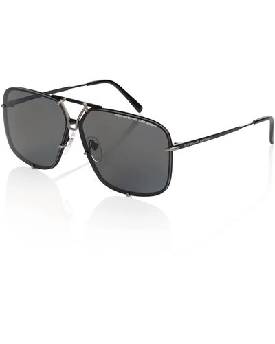 Porsche Design 50Y Sunglasses P ́8928 mit flacher Basiskurve 2 - Grau