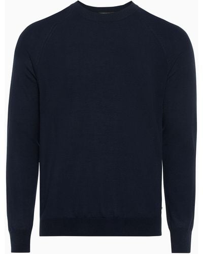 Porsche Design Crew Neck Sweater - Blau