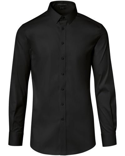 Porsche Design Regular Fit Business Shirt - Schwarz