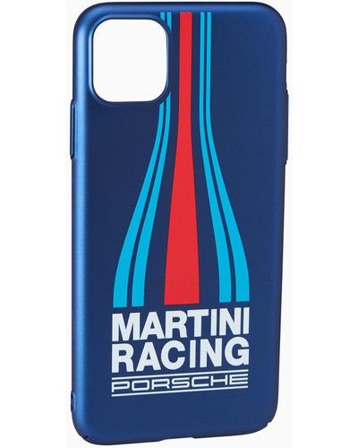 Porsche Design Snap On Case iPhone – MARTINI RACING® - Blau