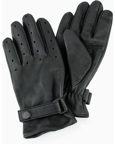 Porsche Design Active Leather Gloves - Schwarz