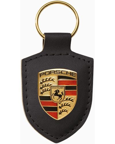 Porsche Design Schlüsselanhänger Wappen – Essential - Schwarz