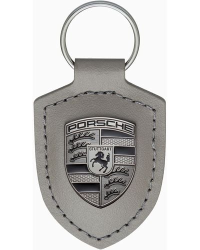 Porsche Design Schlüsselanhänger Wappen - Mettallic