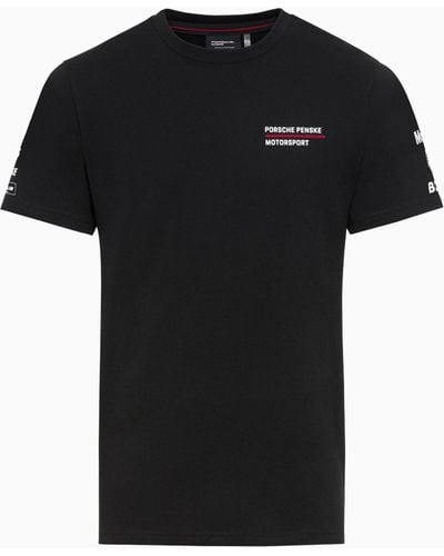 Porsche Design T-Shirt Unisex – Porsche Penske Motorsport - Schwarz