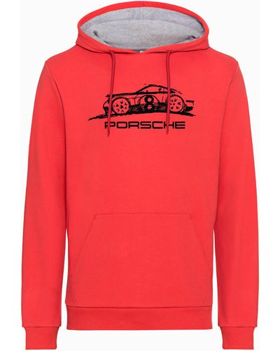 Porsche Design Kapuzenpullover – Essential - Rot