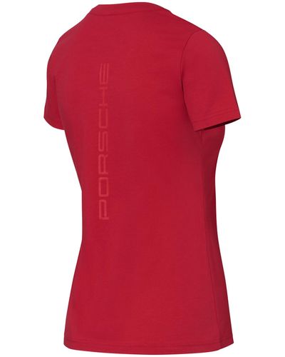 Porsche Design T-Shirt Damen – Motorsport - Rot