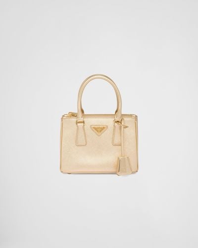 Prada Galleria Saffiano Leather Mini-Bag - White