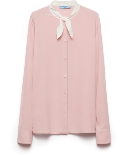Prada Silk Shirt - Pink