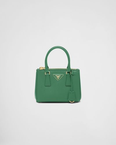 Prada Galleria Saffiano Leather Mini-bag - Green