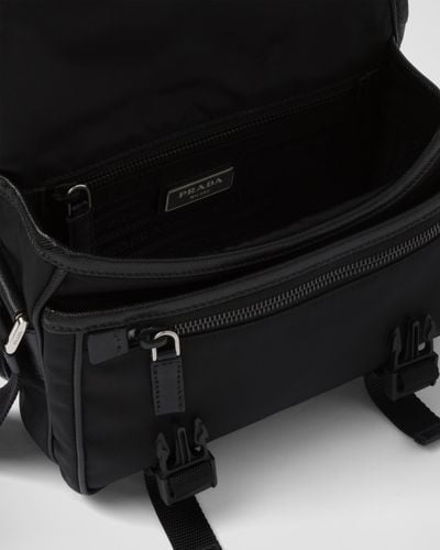 Prada Re-Nylon And Saffiano Leather Shoulder Bag - Farfetch