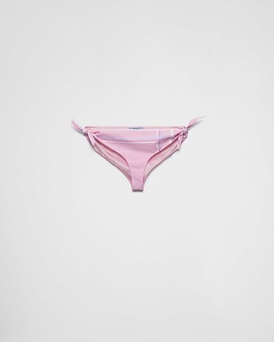 Prada Cotton Bikini Briefs - Pink