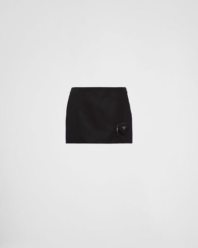 Prada Re-nylon Miniskirt - Black