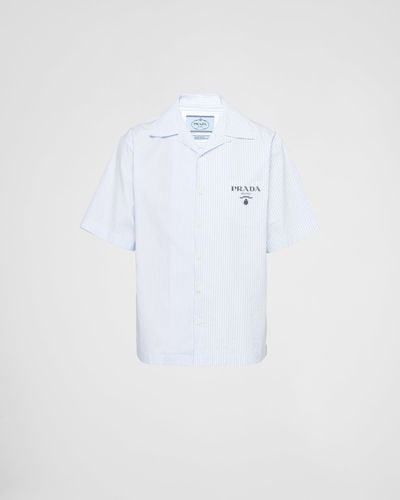 Prada Short-Sleeved Cotton Shirt - White