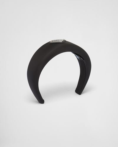 Prada Nylon Headband - Black