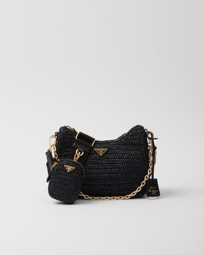 Prada Re-Edition 2005 Crochet Bag - Black