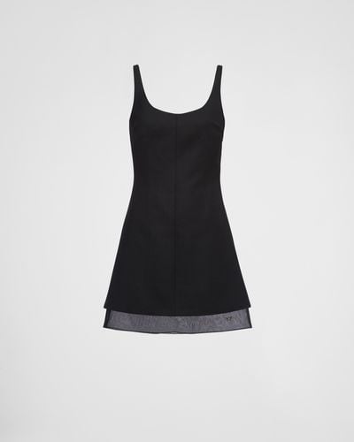 Prada Wool Mini-dress - Black