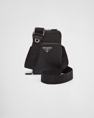 Prada Saffiano Leather Smartphone Case - Black