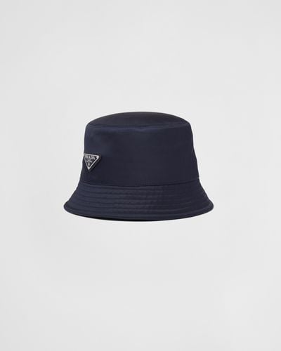 Prada Re-Nylon Bucket Hat - Blue