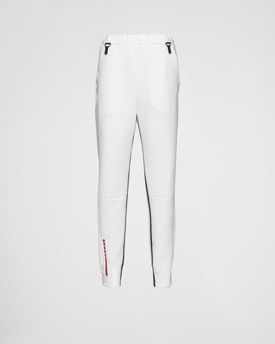 Prada Recycled Double Jersey Pants - White