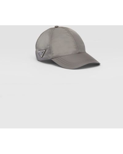 Prada Re-nylon Baseball Cap - Grey