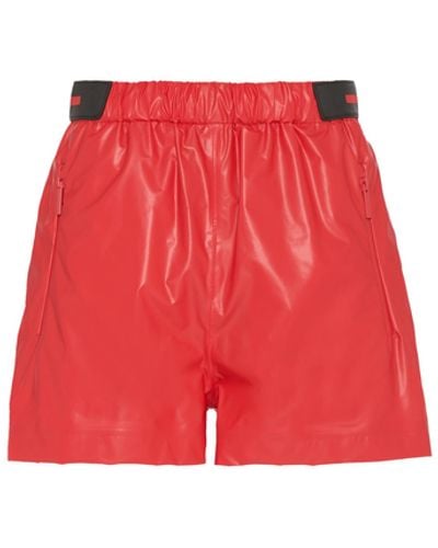 Prada Shorts Aus Light Nylon - Rot
